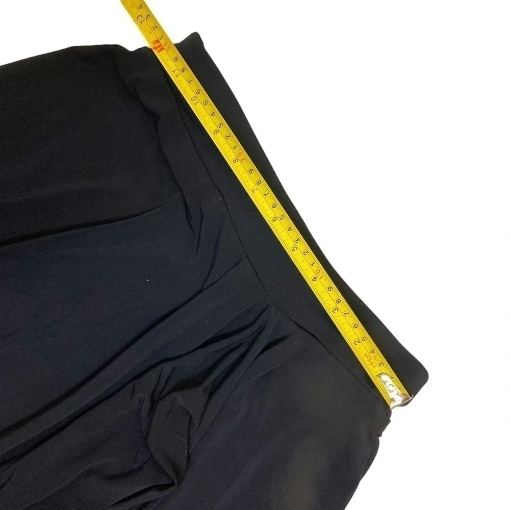 Michael kors black high low skirt